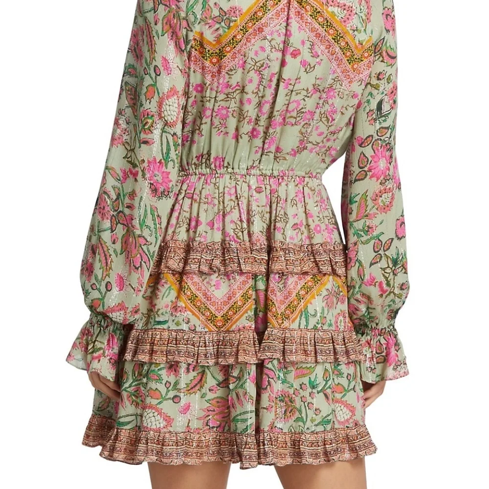 Hemant & Nandita Ruffle Mini Dress - Picture 6 of 8